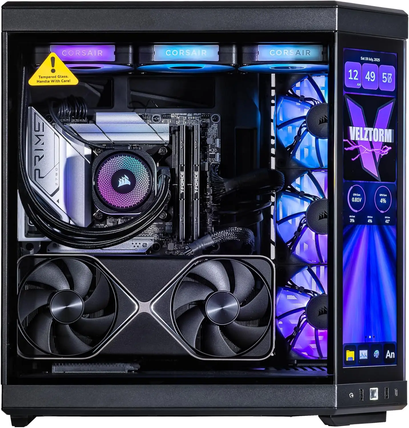 Velztorm LCD Black Praetix Cus - Rtx 5080 16Gb 评论和价格
