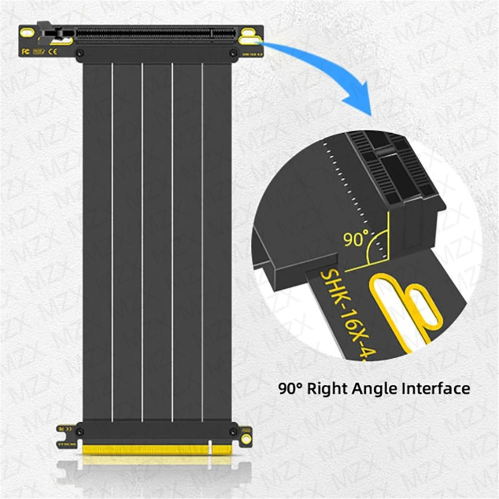 MZX PCIE 4.0 3.0 16X Riser Cab - Itx Gpu Riser Pcie 4.0 16X 评论和价格