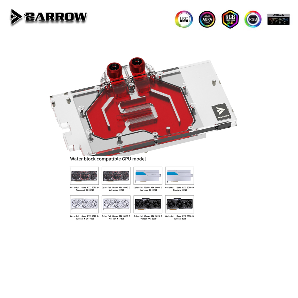 Barrow GPU Block For Colorful  - Rtx 5090 32Gb 评论和价格
