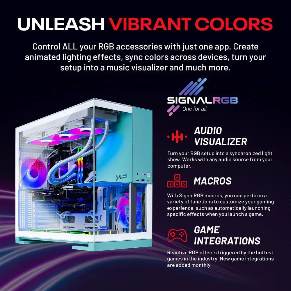 Skytech Gaming Aqua Desktop Pc - Rtx 5080 16Gb 评论和价格