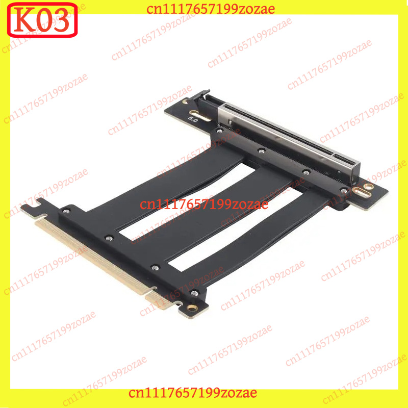 K03 PCIe 5.0 X16 90‑Degree Slo - Pcie 5.0 Gpu Riser Cable 评论和价格