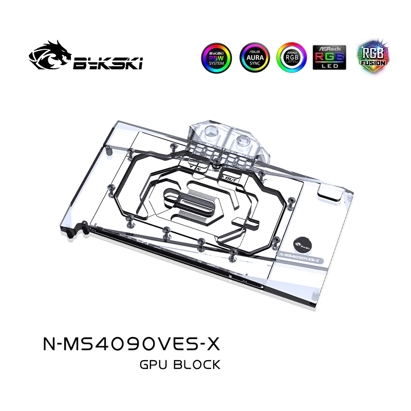 Bykski GPU Block for MSI GeFor - Rtx 4090 Water Block 评论和价格