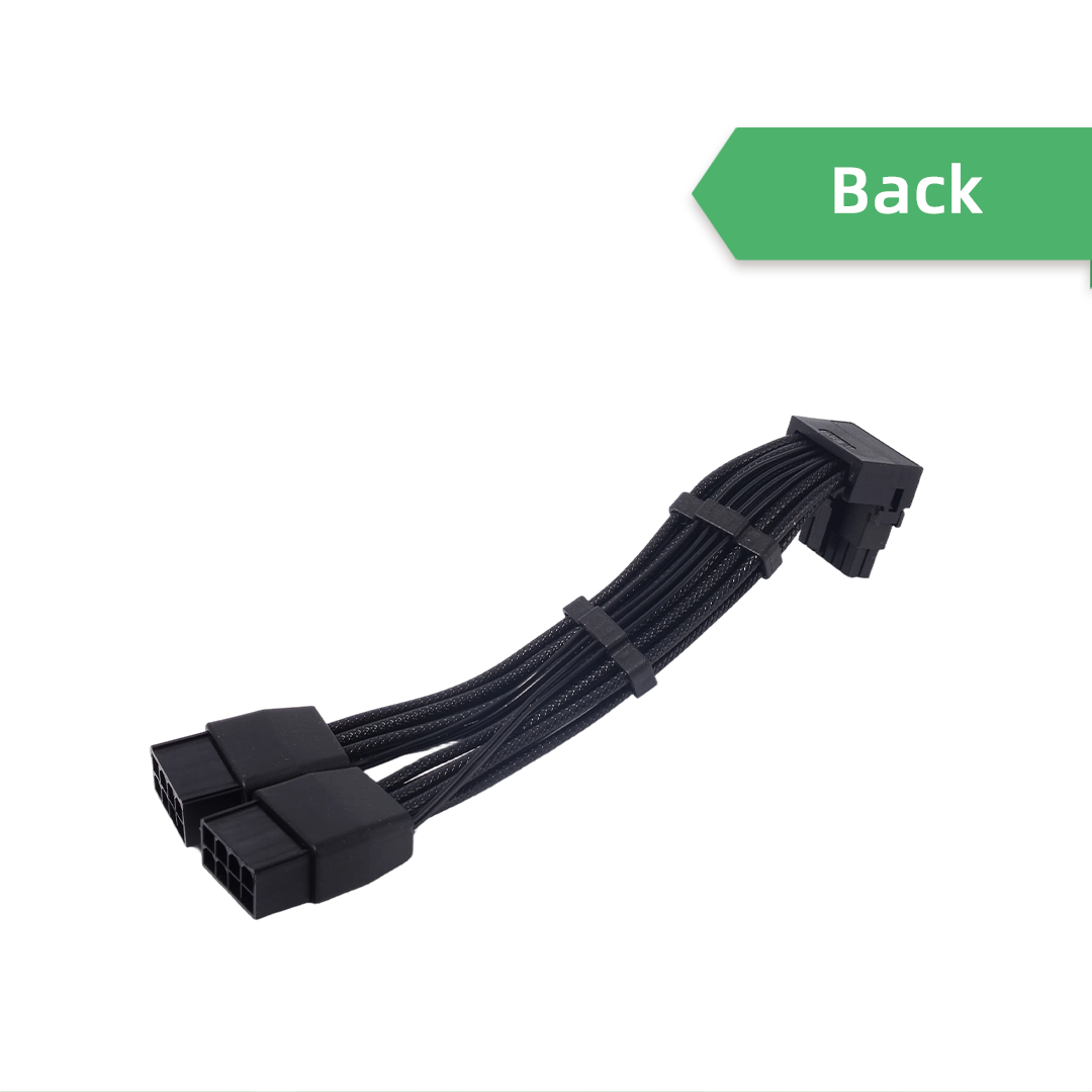 Interface Upward PCIE 5.0 2X8P - Dual 8Pin To 16Pin 12Vhpwr Cable 评论和价格