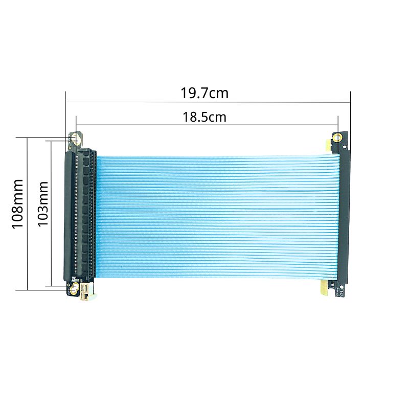 Dual Reverse Pcie 4.0 Riser Ca - Itx Gpu Riser Pcie 4.0 16X 评论和价格