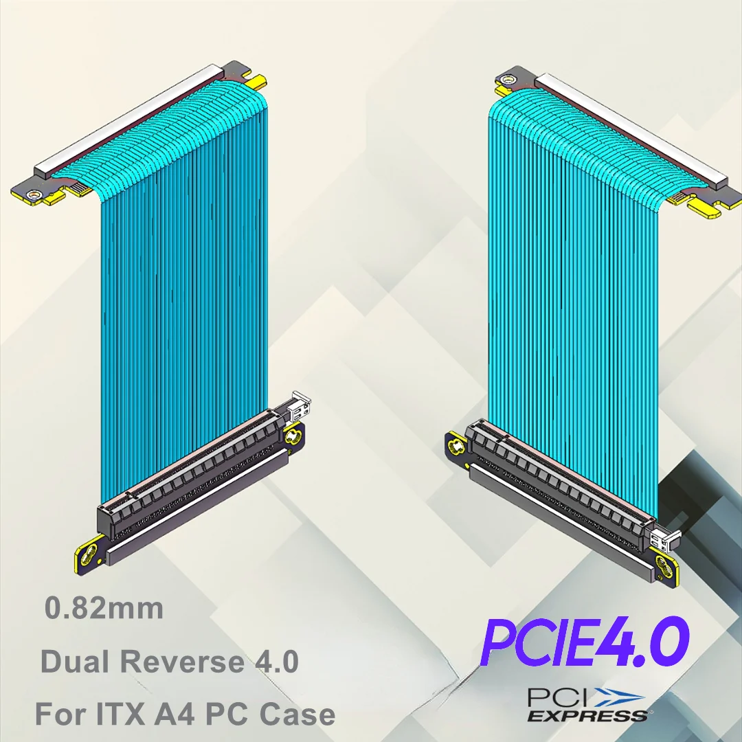 Dual Reverse Pcie 4.0 Riser Ca - Itx Gpu Riser Pcie 4.0 16X 评论和价格