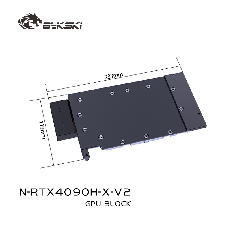 Bykski GPU Block for NVIDIA RT - Rtx 4090 Water Block 评论和价格
